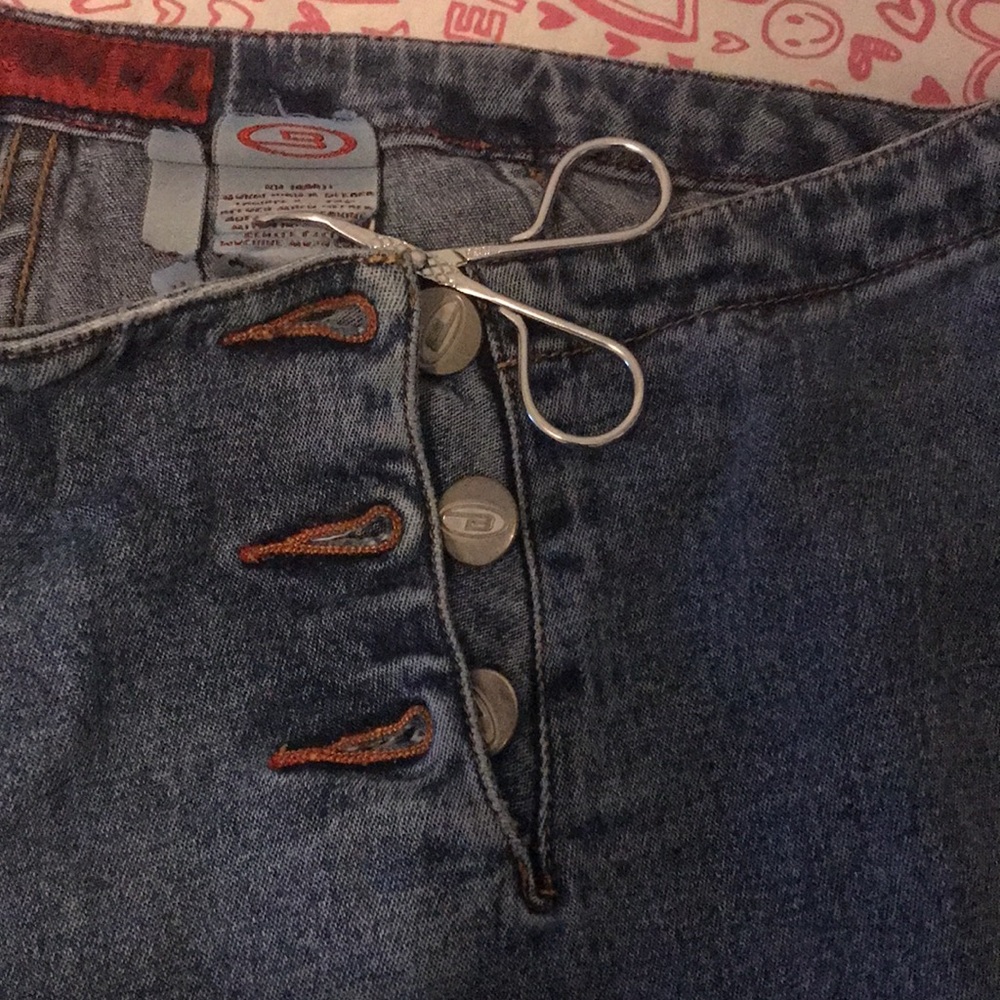 Vintage Navy Style Bongo Flare Bottom Jeans 11 - Picture 9 of 15